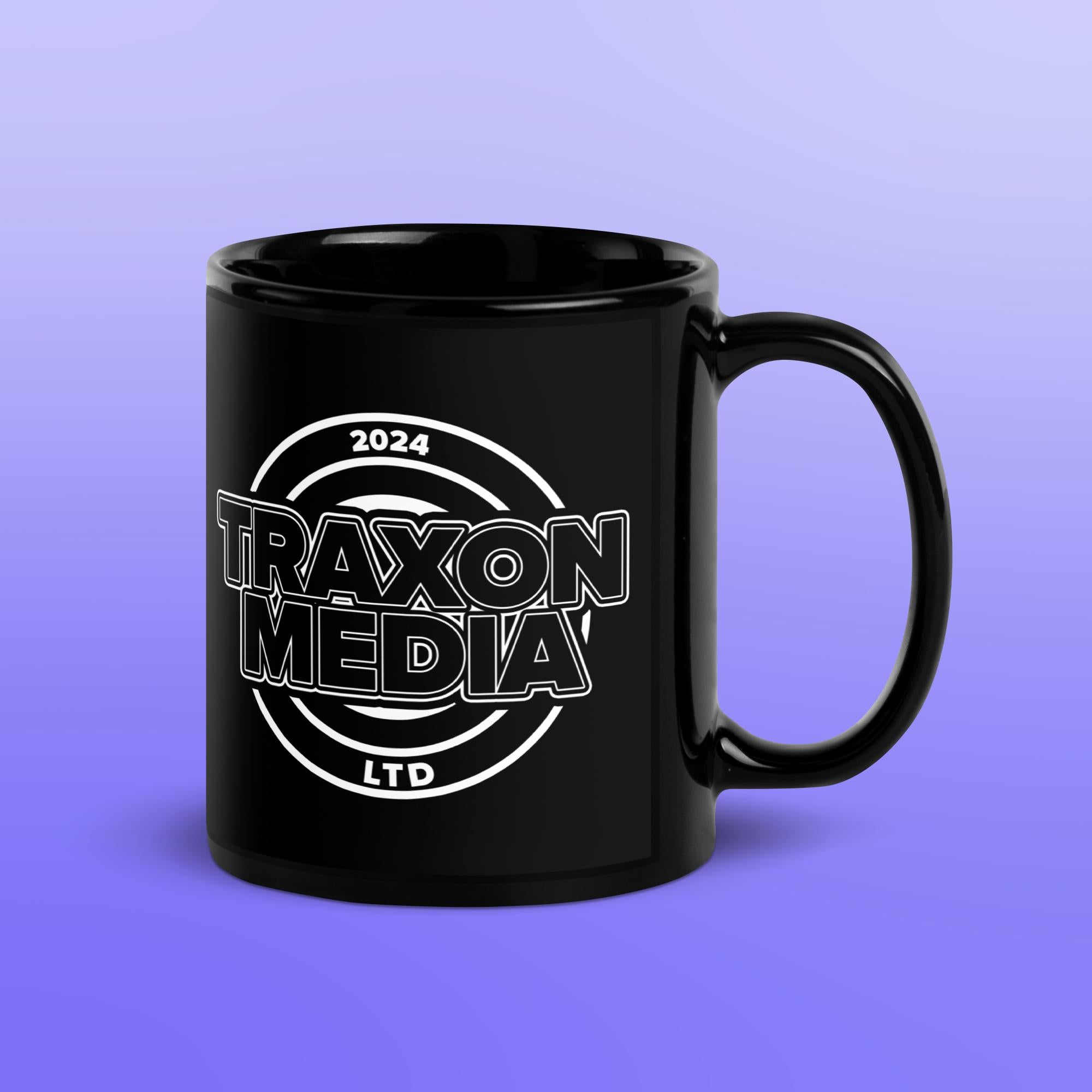 TM Black Glossy Mug