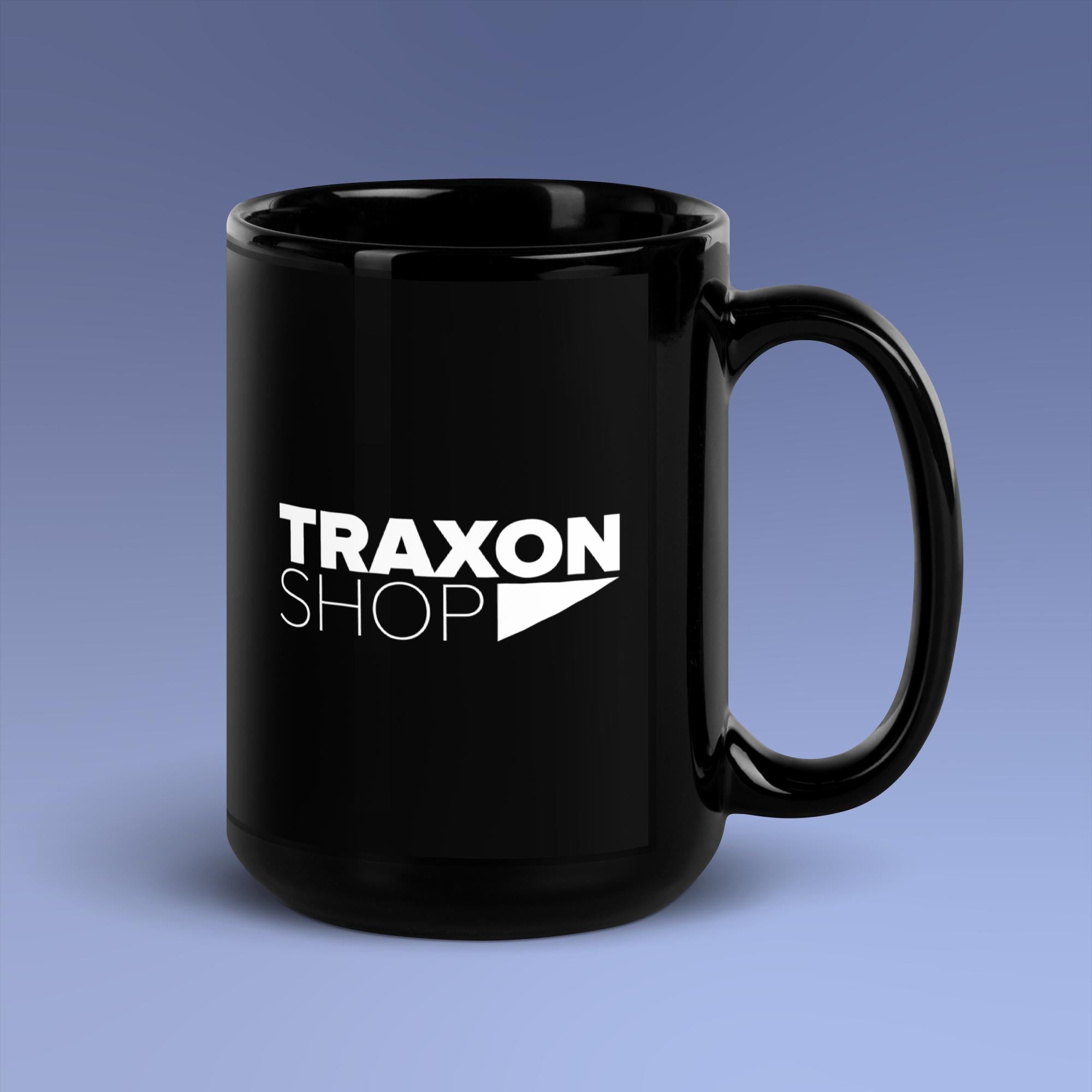 TraxonShop Black Glossy Mug - TraxonMedia LTD