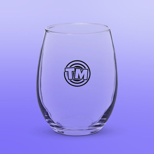 TM Stemless wine glass