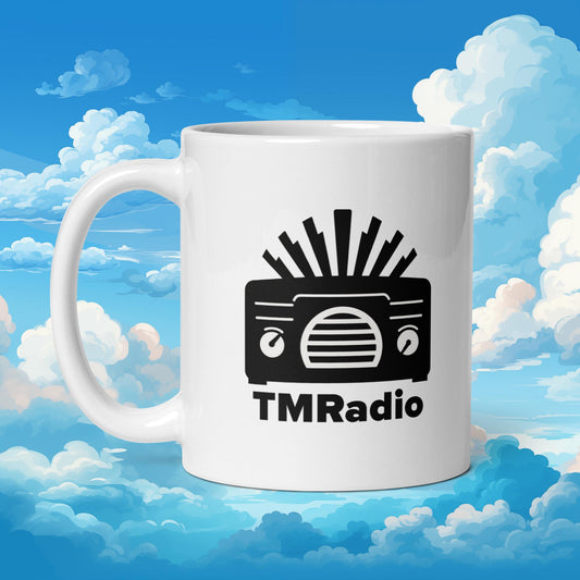 TMR White glossy mug