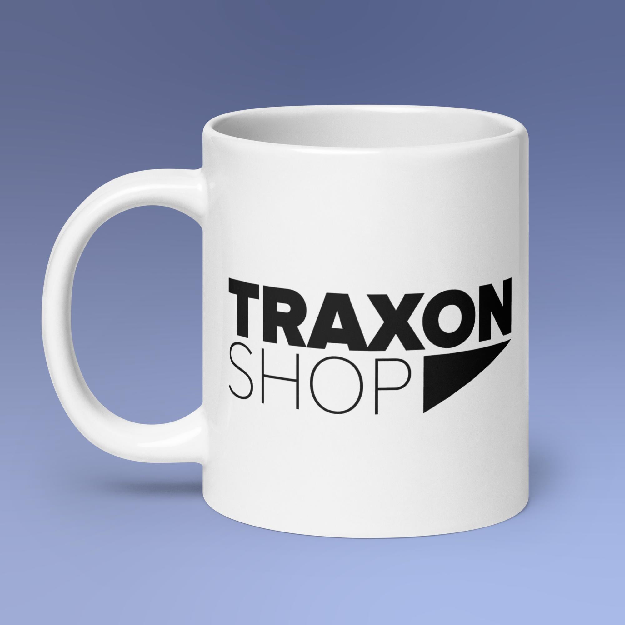 TraxonShop White glossy mug - TraxonMedia LTD